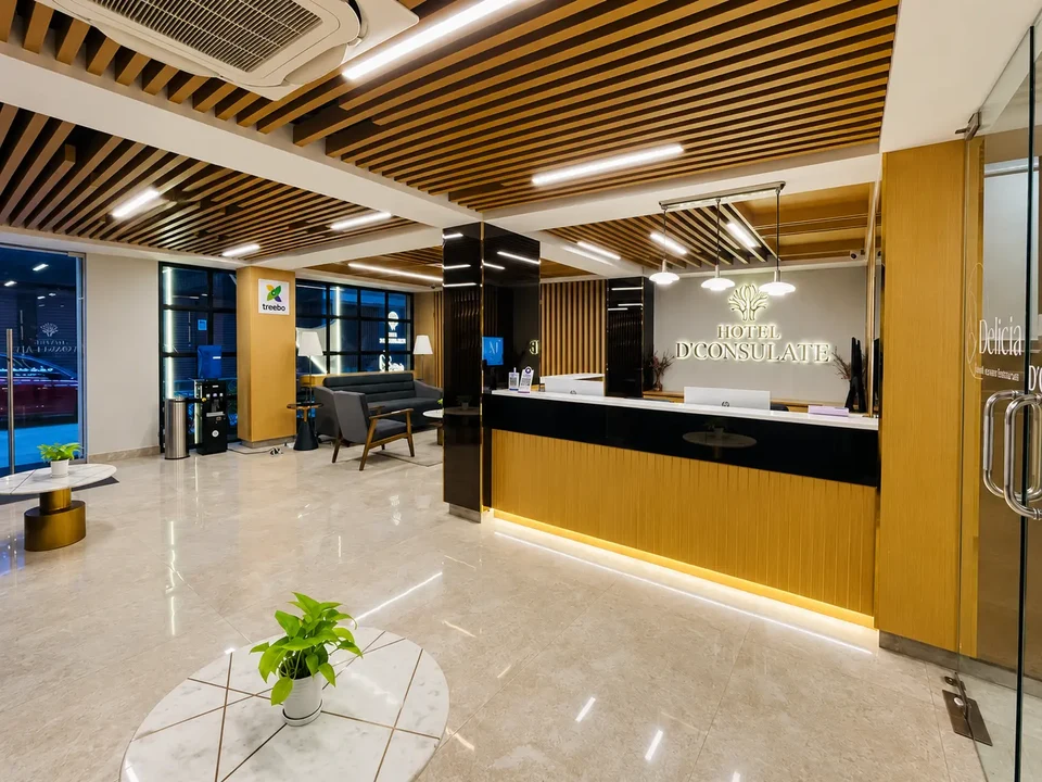 Reception — evening view